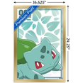 thumbnail image 3 of Pokémon - Bulbasaur 001 Wall Poster, 14.725" x 22.375", Framed, 3 of 3