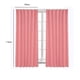 thumbnail image 1 of Ganfancp 2Pcs 100X135Cm Cortina de Ventana Dormitorio Balcón Estudio Cortina Tela Ofertas Del Día Cortinas de 2 Piezas, 1 of 7