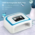 thumbnail image 2 of BLUEQUE 120W Rechargeable Nail Dryer Lamp 30 LEDs Dual Light Source Nail Drying Machine Home Use Portable Fashion Intelligent Sensing Nail Light, 2 of 7