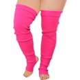 thumbnail image 3 of YEKEYI Plus Size Knit Leg Warmer Women Thick Thigh High Boot Extra Long Large Socks, 3 of 6