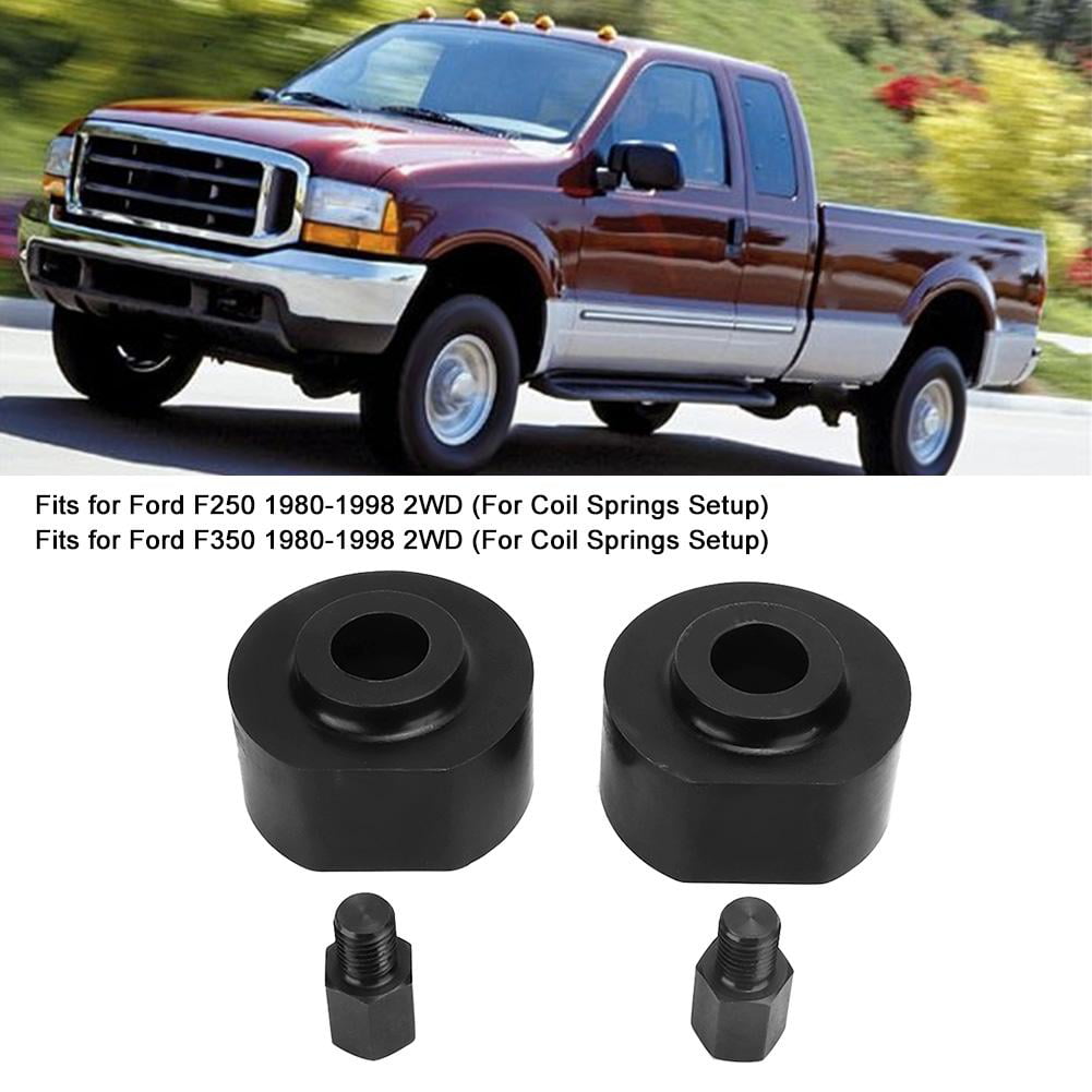 2in Front Leveling Lift Spring Spacers Kit with Stud Extender Fits for Ford F250 F350 1980-1998 Front Leveling Kit