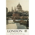 thumbnail image 2 of Art.com London, England - Great Western Railway St. Paul's Travel Poster Stretched Canvas Print Wall Art by Lantern Press, 12" x 18", 2 of 4