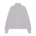 thumbnail image 3 of uikmnh Fall Sweaters Oversized Turtleneck Sweater Soft Knit Pullover Top Warm Winter Casual Blouse Cozy Fall Fashion Outerwear Cute Sweaters Size:L, 3 of 4