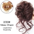 thumbnail image 2 of Pièce de Cheveux Chignon Bouclé Désordonné Chouchou Chausson Chaussé Chignon Ébouriffé Bande Élastique Extension de Cheveux Pièces de Cheveux, 2 of 7