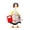C#1, variant on 23" Back to School Porch Goose Outfits Teacher Lawn Costume Goose Costume Set Chalkboard Dress Glasses Porch Geese Costumes First Day of School Decoration for Garden Yard Patio Statue Supplies