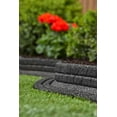 thumbnail image 5 of Rubberific Flexible Rubber L Shape Landscape Brick Face Edging Border for Gardens, Lawns, and Landscaping - 6 Pack (Gray), 5 of 18