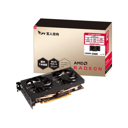 Expert-oriented graphic board AMD Radeon RX6600 GDDR6 8GB installed model  [Domestic product] RD-RX6600-E 8GB / DF
