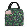 thumbnail image 1 of Disketp Dino Christmas Party Bolsa Térmica para Almuerzo para Hombre y Mujer, Ideal para Trabajo, Senderismo y Picnic, 1 of 8