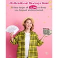 thumbnail image 4 of 10k Smash Box for Money,Unbreakable Piggy Bank for Adults Save 10000 Money Saving Challenge Box,Clear Acrylic Saver Box, 4 of 6