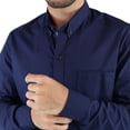 thumbnail image 2 of Camisa Azul Marino Slim Fit para Hombre Manga Larga Moda Casual, 2 of 4