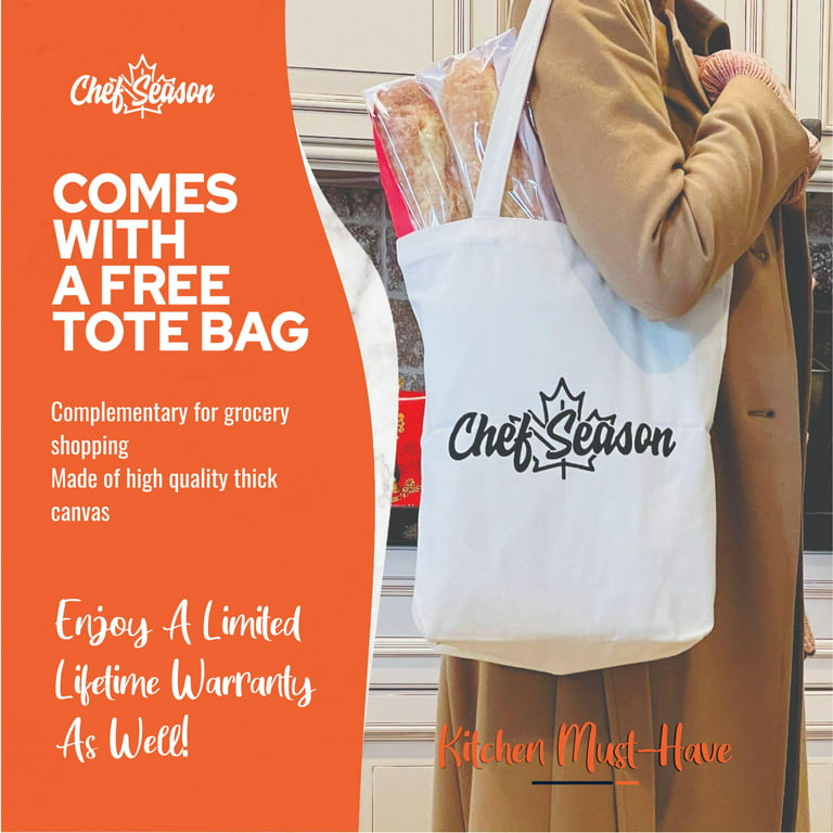 ChefSeason Carbon Steel Wok, Flat Bottom, 100% Coating Free, Pre-seasoned,  Free Tote Bag & Reviews