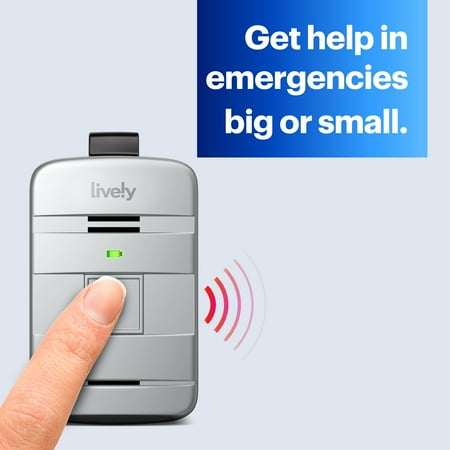Lively® - Lively Mobile Plus All-in-One Medical Alert - Silver