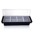 thumbnail image 3 of BarConic® Black Condiment Holder with Ice Compartment, 4-1.5 Pints & Area For Ice, 3 of 4