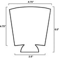 thumbnail image 2 of Pizza Slice Pattern Pint Glass Coolie, 2 of 3
