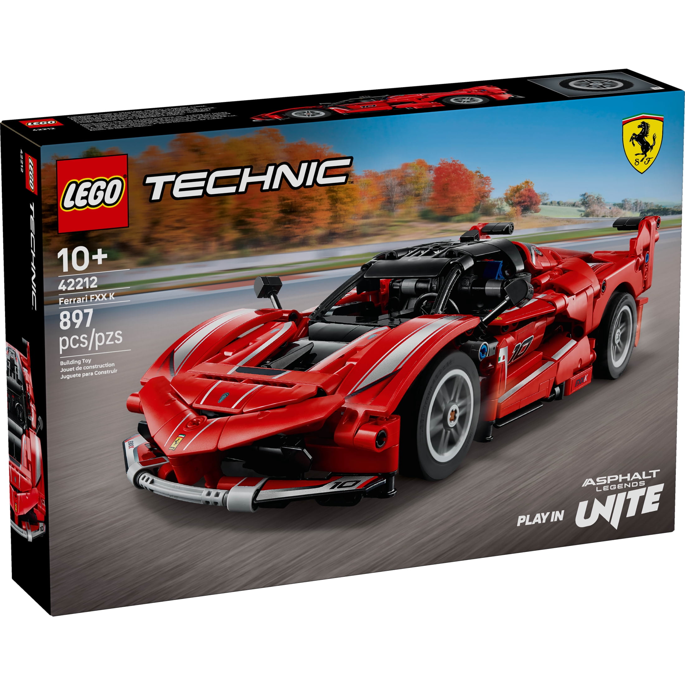 LEGO Technic Ferrari FXX K Toy Car - Building Toy for Boys & Girls, Ages 10+ - Father's Day Gift - Race Car Model for Play & Display - 42212