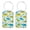 Multi1, variant on RATGON 2 Pack Luggage tag PU Leather with Stainless Steel Loop Blue Green Dinosaur Travel Trip
