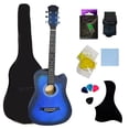 thumbnail image 1 of Guitarra Acústica Curva Armoni 4/4 con Accesorios Completos | Guitarra Azul - Cuello de Abeto, Cuerd, 1 of 7