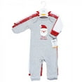 thumbnail image 2 of Hudson Baby Unisex Baby Cotton Coveralls, Santa Reindeer, 18-24 Months, 2 of 5
