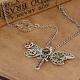 thumbnail image 2 of Colgante de Collar Steampunk Vintage de 2 piezas Hugo Cadena de Gargantilla de Engranajes, 2 of 10