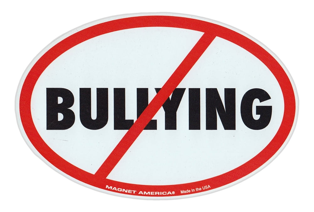 Bumper Sticker Anti Bullying (Stop Bullying Campaign) Oval