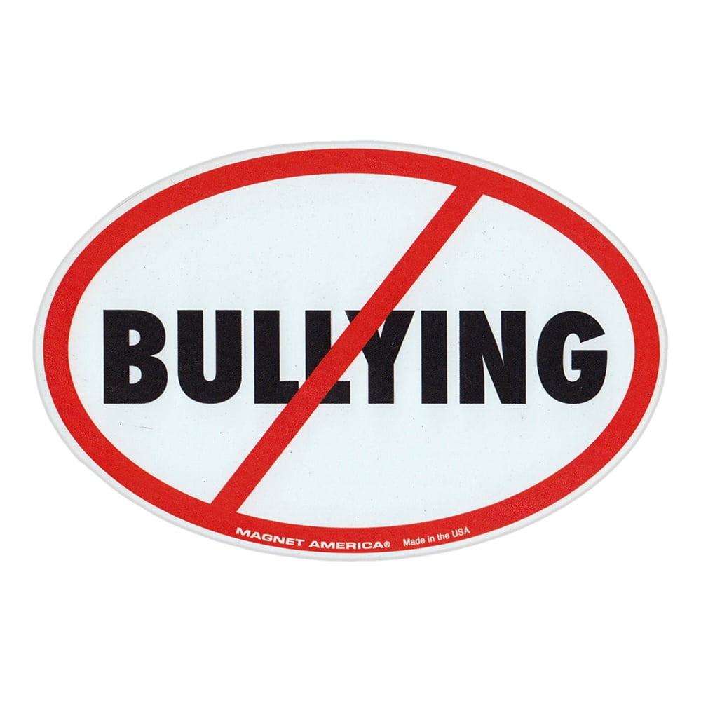 Bumper Sticker Anti Bullying (Stop Bullying Campaign) Oval