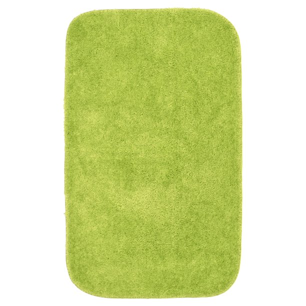 Garland Rug Traditional 24 in. x 40 in. Plush Nylon Washable Bath Rug