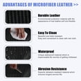 thumbnail image 3 of Unique Bargains Car Armrest Protective Cover Pad for Honda HR-V 16-21 Carbon Fiber Pattern, 3 of 7