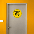 thumbnail image 2 of Circle Plus No Smoking Wall or Door Sign | Easy Installation | Office & Public Parks Warning Signage - Medium, 2 of 8