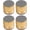 Gold, variant on 4 Pcs Aluminum Alloy Furniture Risers Set, Non-Slip Height Adjustable Bed Legs Lifts Support for Sofa Chair Table Cabinet Shockproof Metal Feet Pads 1.1-1.6 Inch (Black)