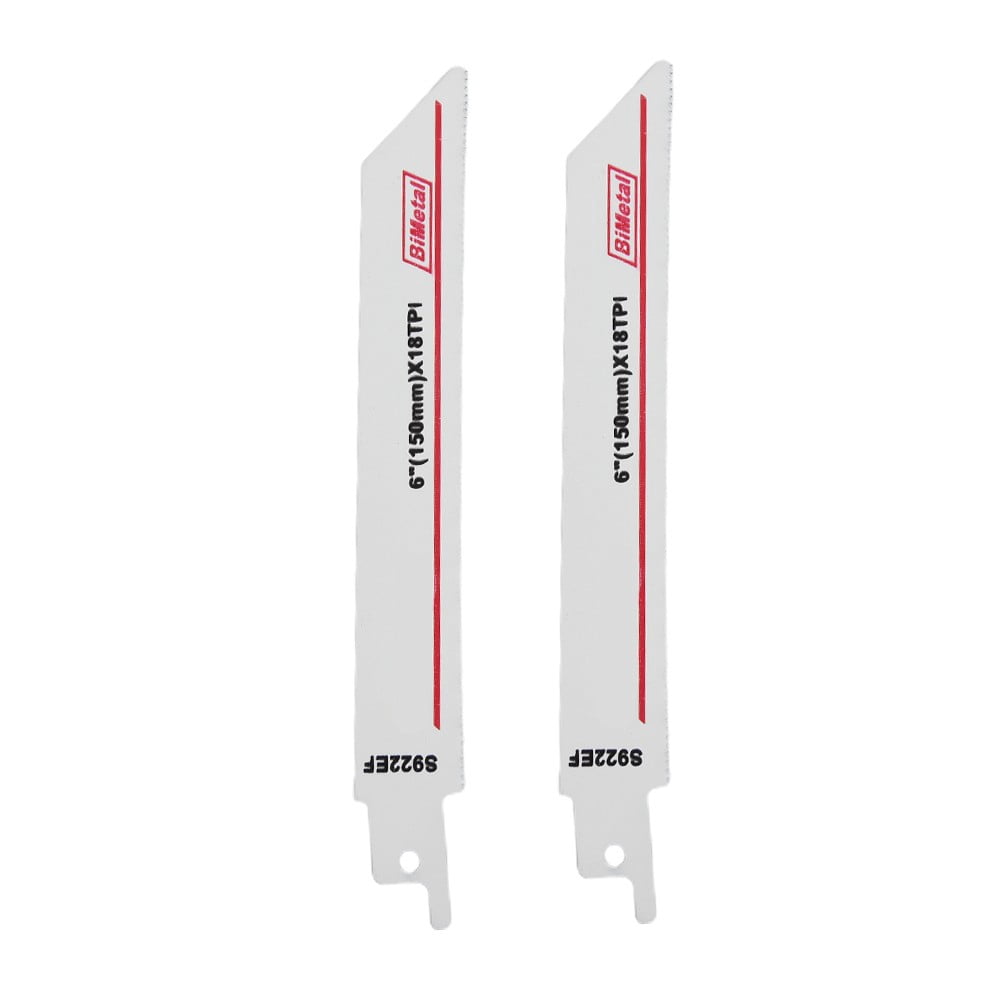 10Pc S922Ef 150Mm 6" Bim Reciprocating Saw Blades Set Flexible for Cutting Metal