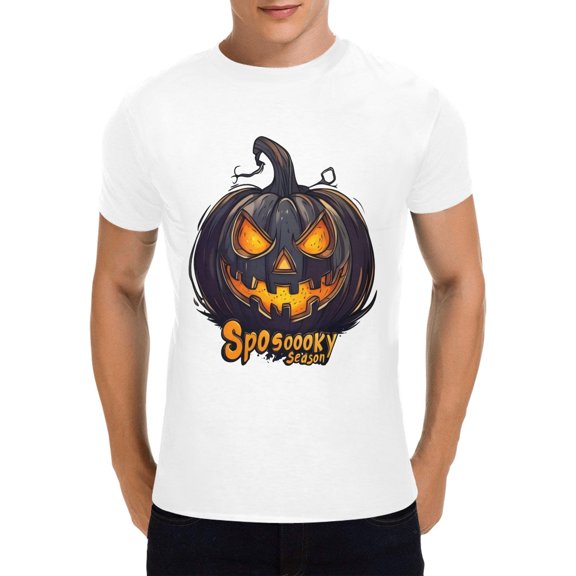 Vintage Ghost Haunted House Midnight Halloween Ghost Spooky T-Shirt