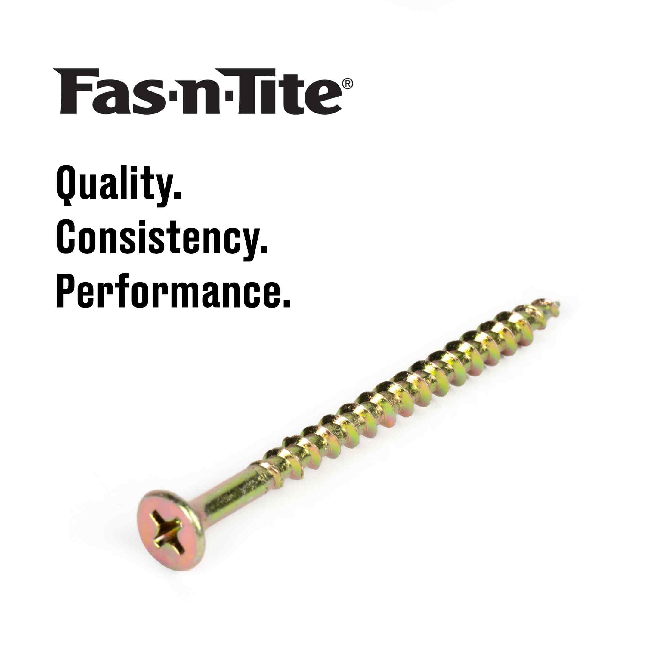Hillman Wood Construction Screws, #8 x 2-1/2", Steel, Yellow Zinc Finish, Interior, Phillips, Gold, 50 pack