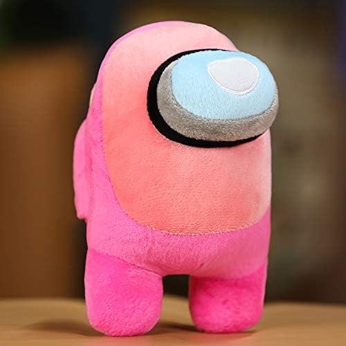 Among Us Soft Stuffed Toy, Pack of 1, Video Game Figure Plush Toys Doll, Size 7.5'',Color PINK