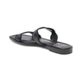thumbnail image 2 of Dolce Vita Women's Ilva Low Sandal, Onyx Embossed Leather, 7, 2 of 4