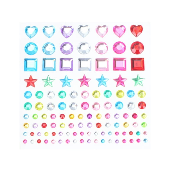 5 Sheets Craft Jewels Sticker for Kids Kids Stickers Child 1.00X1.00X0.20CM