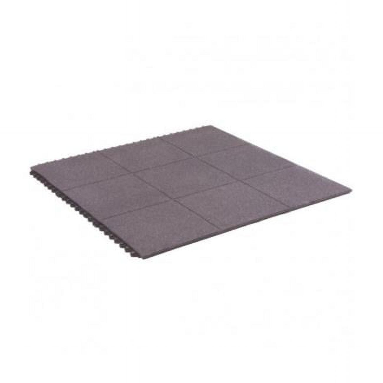 3 x 3 ft. Performa Solid Deck Grease-Resistant Black Mat With Grit Tuff