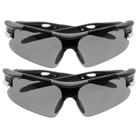2PCS Sport Sunglasses for Biking Running Fishing Baseball Golf and Riding UV Protection Windproof