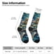 thumbnail image 2 of Fotbe Colorful Plant Turtle Calcetas Largas con Estampado para Hombre y Mujer – Calcetas de Compresión Transpirables y Elásticas, Viajar y Uso Diario Talla 5-11, 2 of 6