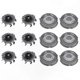 thumbnail image 1 of 6-Pack Replacement Heads for Series 5000 Shavers, MultiPrecision Blades Compatible with S5000 S5420 S5380 S5351 Models, 1 of 5