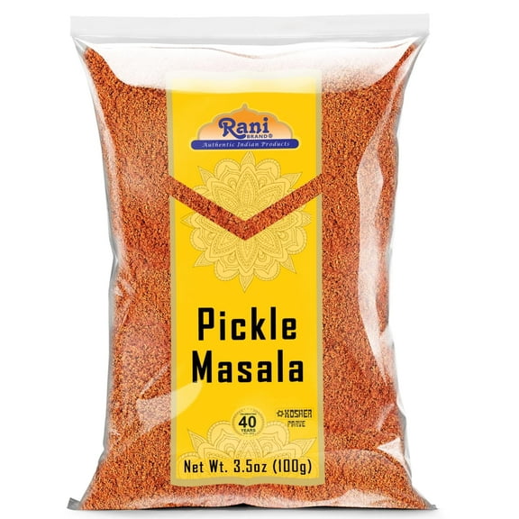 Rani Pickle (Achar) Masala Indian Spice Blend 3.5oz (100g) ~ All Natural | Vegan | Gluten Friendly | NON-GMO | Kosher | No colors | Indian Origin