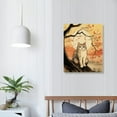 thumbnail image 3 of Nawypu  Anime Japanese Style Posters And Prints Red-Crowned Crane Wall Art Retro Canvas Painting For Living Room Interior Decor Pictures, 3 of 4