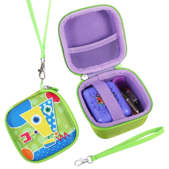 Hard Carrying Case Compatible Interactive Toy Digital Pet and Case,suitable for Bitzee virtual electronic pet storage travel bracket box(Case Only) Grenn