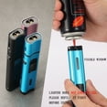 thumbnail image 6 of 5.7in Double Jet Flame Butane Torch Lighter with Flame Locking & Safety Switch Function. Blue(Sold without Gas), 6 of 6