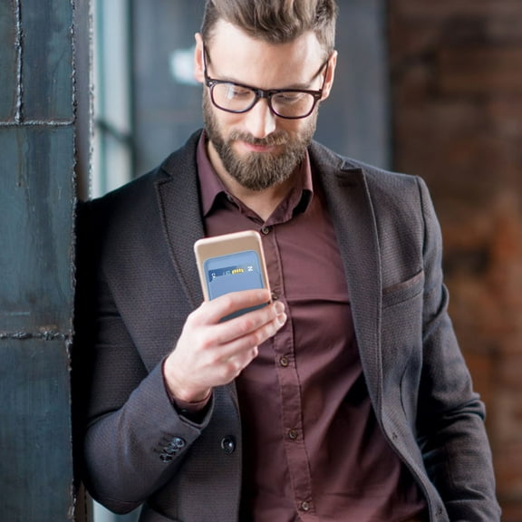 PBPBOX Self Adhesive Phone Wallet Holder Practical Card Pouch For Stick Cell Phone Card Holder Design