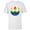 White, variant on Star Wars Rebel Alliance Rainbow - Short Sleeve T-Shirt for Kids - Customized-White