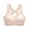 Beige, variant on Zpanxa Wireless Bras for Women Seamless Push-up Crisscross Back with Removable Pads Everyday Bra White 42BC