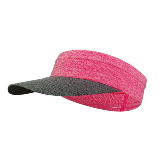 Jumpingount Sombrero de luz solar Cierre elástico Buena transpirabilidad Absorción de sudor Gorras de protección solar de secado rápido Accesorios Sombreros Rosa roja Jumpingount AP009958-03B