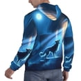 thumbnail image 6 of Sikiie A Wolf Barks Out A Window Men's Hoodie, Essentials Hoodie, Sweatshirt, Pullover Hooded Sweatshirt for Men-Large, 6 of 7