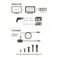 thumbnail image 5 of Barkan 19 - 80 inch Tilt TV Wall Mount with Integrated HDTV Indoor Antenna, Premium For all wall types, Flat / Curved Screen Bracket, Holds up to 110lbs, Auto Lock Patented, Fits LED OLED LCD, 5 of 16