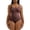 Brown, variant on Crowdstage Bodysuit for Women Tummy Control Shapewear Seamless Sculpting Thong Body Shaper Waist Trainer Girdle Open Bust Sexy Scoop Neck Slimming Bodysuits Tank Top